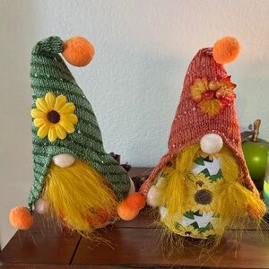 Gnome Decorations with autumn vibe